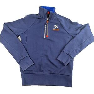 RLX Ralph Lauren US-6 Ocean Series Quarter-Zip Pullover - Navy Blue - XS